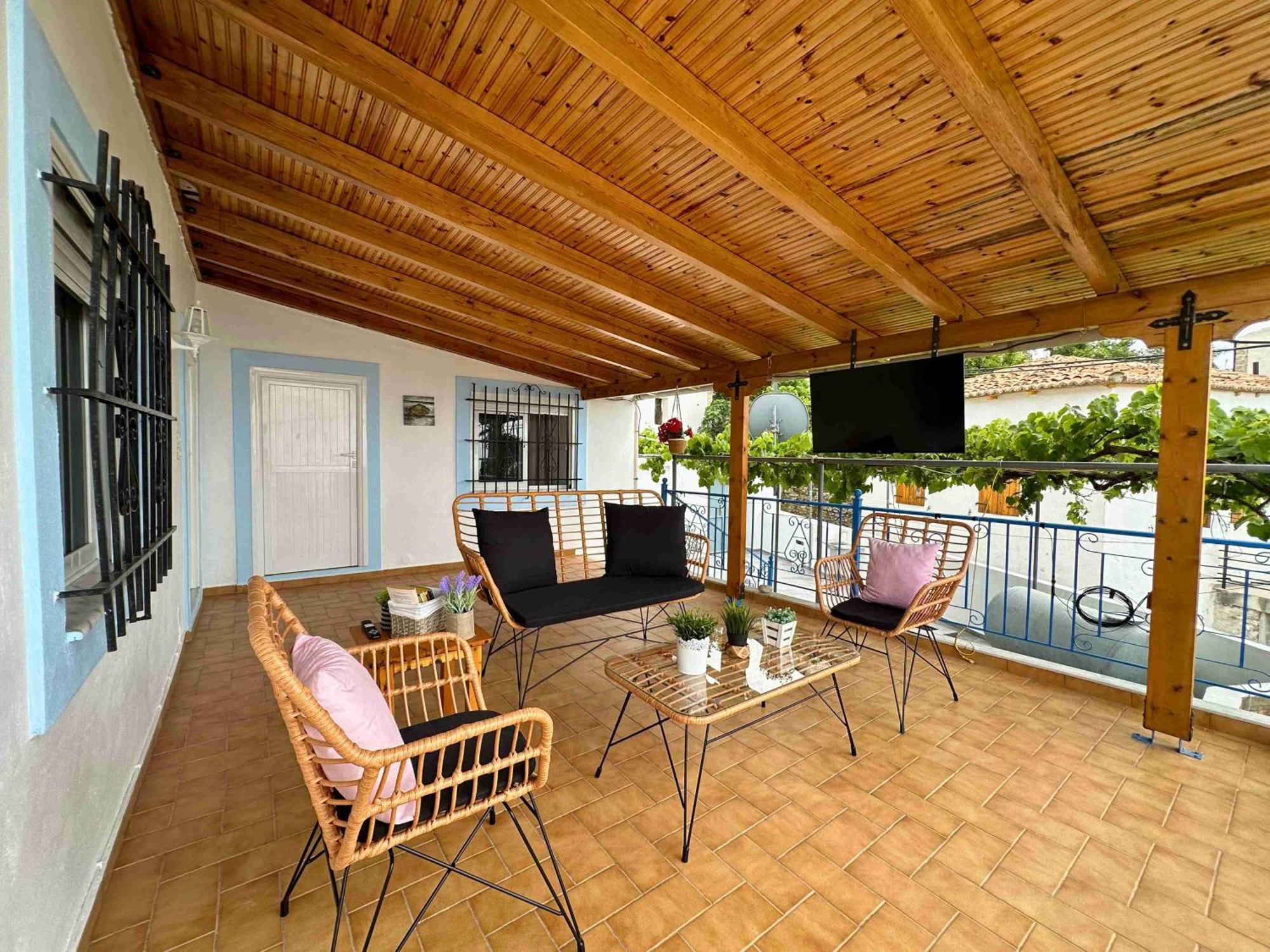 Kalderimi View House Villa Dhërmi Kültér fotó